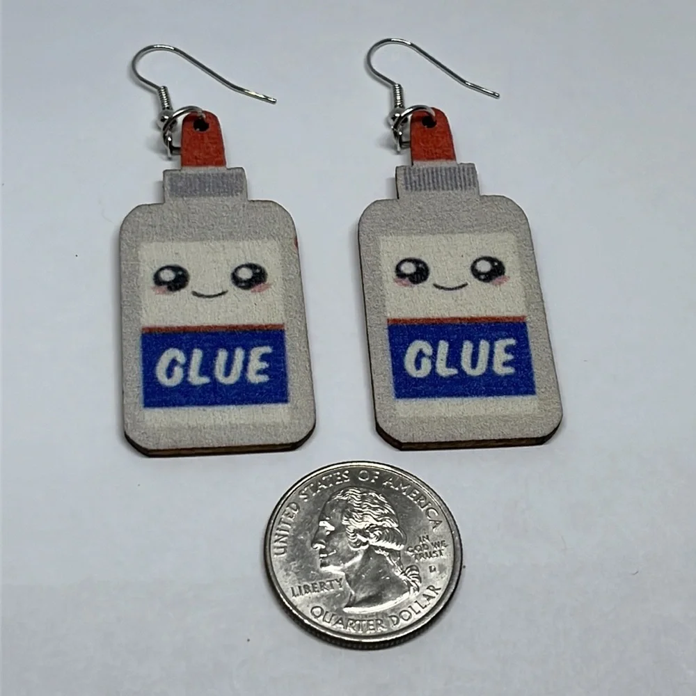 Earrings Glue‎ Bottle gift Teacher Mom